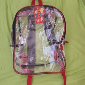 ❌SOLD❌ 90s transparent backpack !!