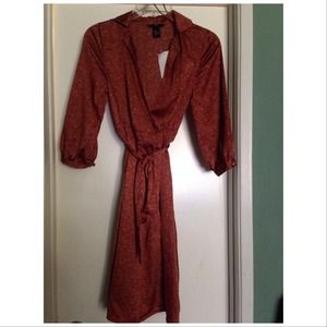 H&M dress wrapping around style