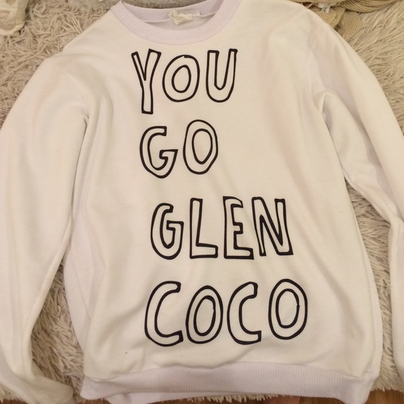 Fresh tops "You go glen coco" crew neck