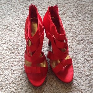 Gorgeous Orange Heels