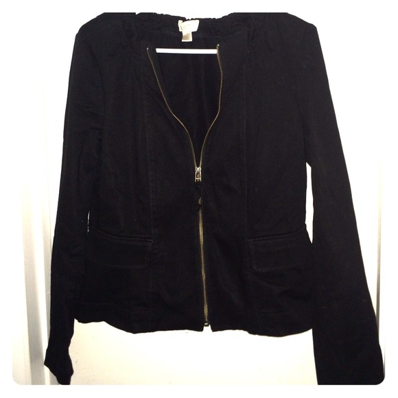 Casual day/night zip up fashion jacket