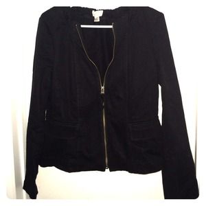 Casual day/night zip up fashion jacket