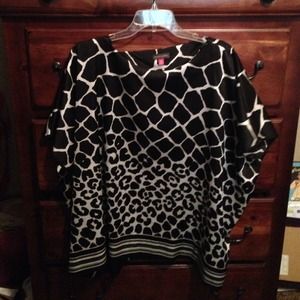 Tribal Print Tunic Top