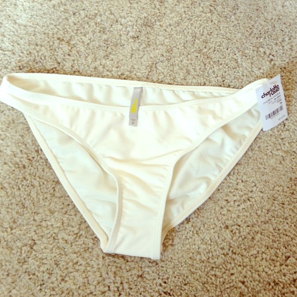 White Bathing Suit Bottom