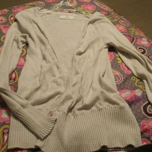 Cream colored cardigan