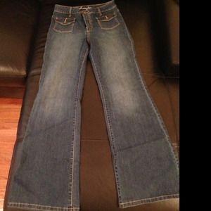 High waisted flare jeans