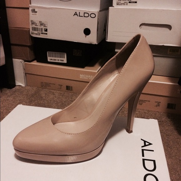 Patent leather pumps