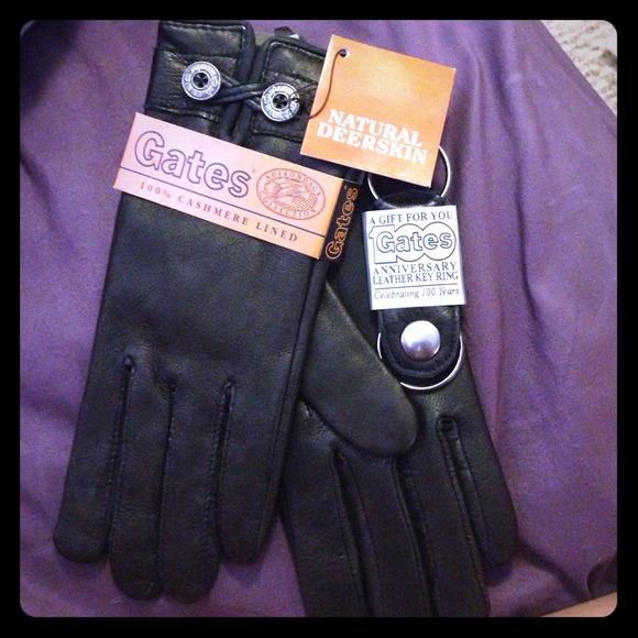 Leather gloves!