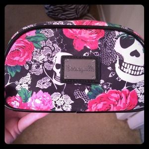 Small Betsey Johnson makeup bag