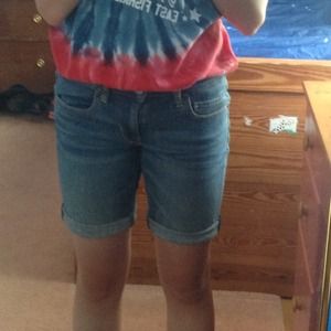Denim shorts