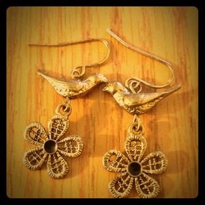 Birdy vintage ear rings