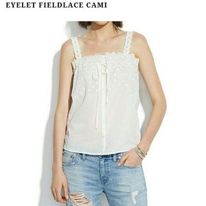 Madewell eyelet cami NWT