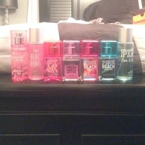 Pink by VS travel body sprays