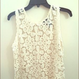 Sexy Lace top made by the famous Cynthia Rowley!