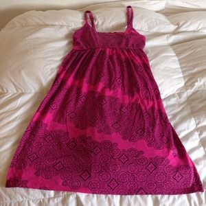 Pink and black Roxy sundress