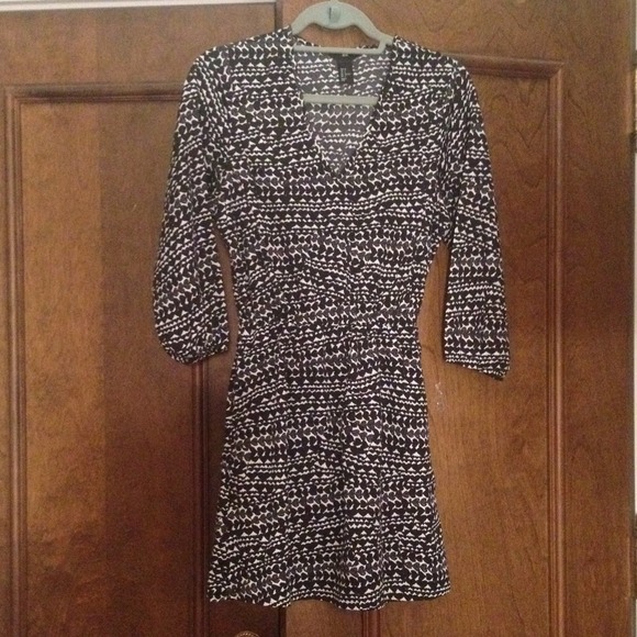 Black and white heart dress