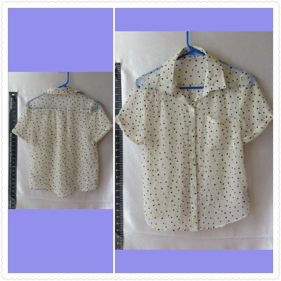 Mini heart top forever 21 size M