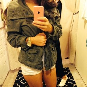 Olive green army jacket