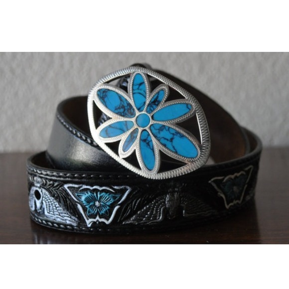 Vintage leather belt