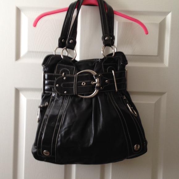 Kathy Van Zeeland Handbags - REDUCED! Kathy Van Zeeland brand black patent tote