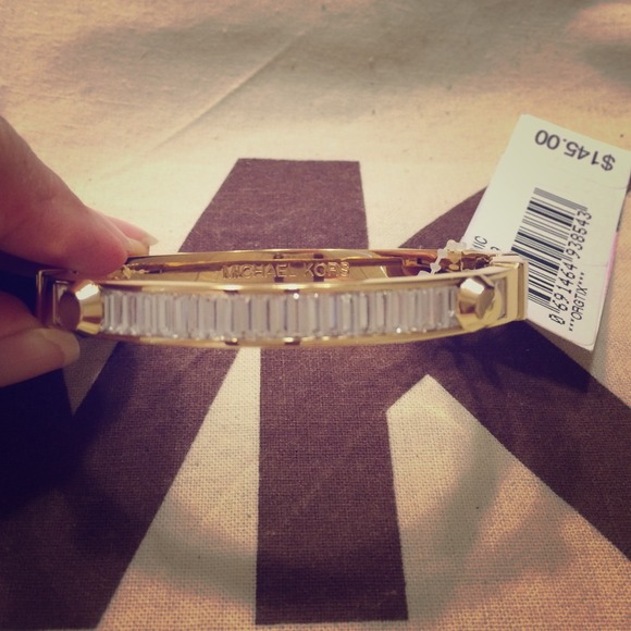 Michael Kors Jewelry - Michael Kors Pave Baguette bracelet🌼traded🚫