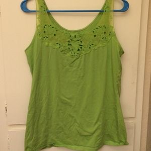 Green tank top sale