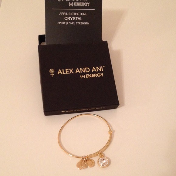 Alex and Ani April birthstone bracelet