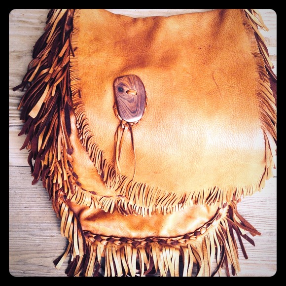 Handmade Beautiful butter soft tan leather bag