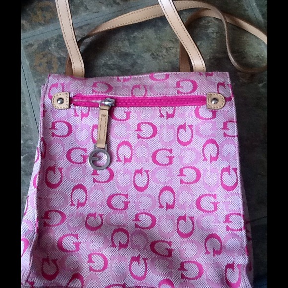 Pink Guess purse