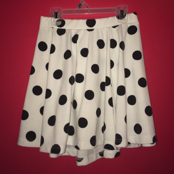 Polka dot skirt