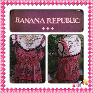 Banana Republic✨Small/Med Blouse✨NWOT