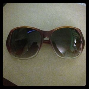 Betsey Johnson purple bow sunglasses