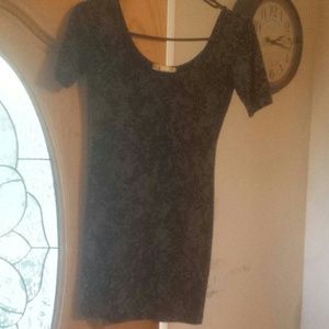 Floral body hugging dress