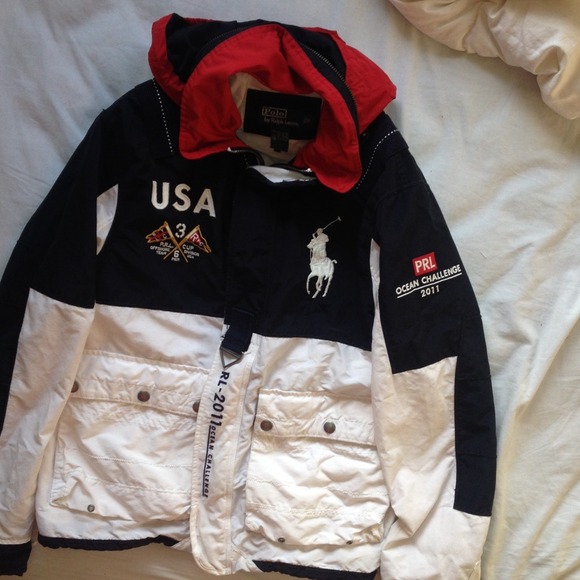 Ralph Lauren Polo mens USA 2011 boating jacket szS