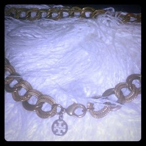 Tory Burch classic antique gold chain necklace