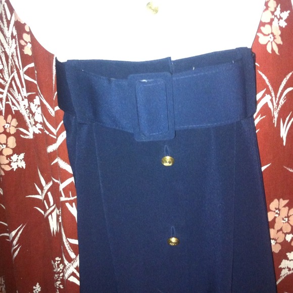Vintage 60's Navy and White Sailor's Dress - Picture 2 of 3