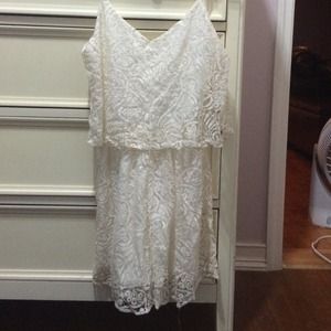 White floral romper