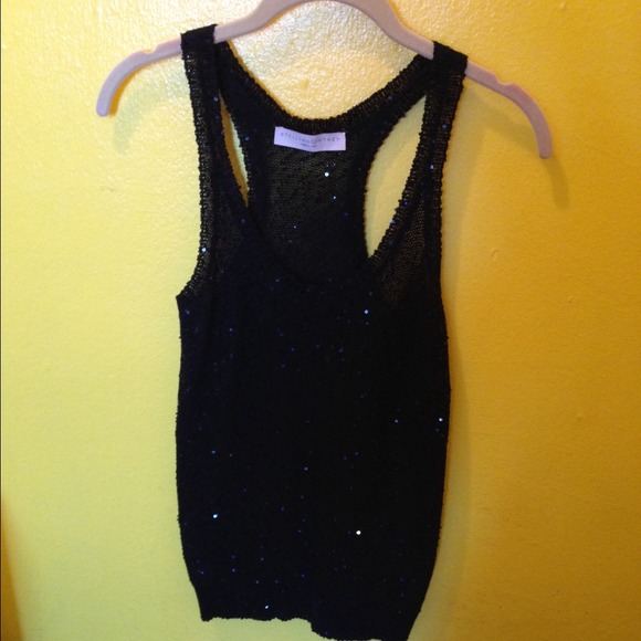 A stella mc cartney tank top wd glitter