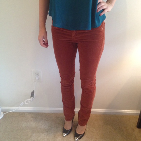 AG skinny corduroy pants 26