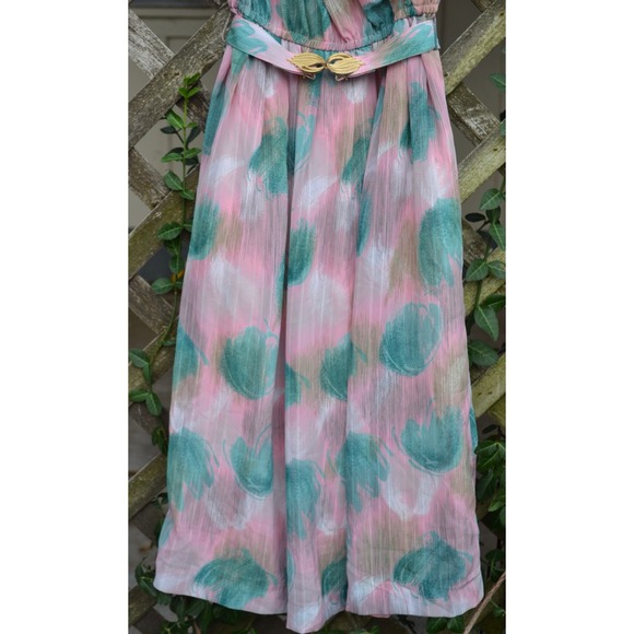 ✋SOLD IN BUNDLE✋Vintage Purple and Blue Dress - Picture 4 of 4