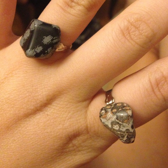 Hand crafted stone rings