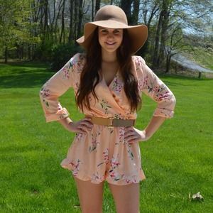 Nasty Gal floral romper