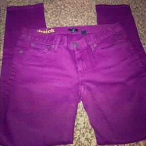 J Crew Toothpick Ankle Jeans