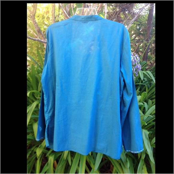 💠Teal top 100% cotton!St.John's Bay!💠 - Picture 3 of 4