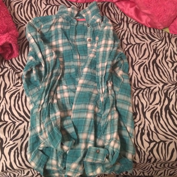 turquoise Flannel from Maurice's