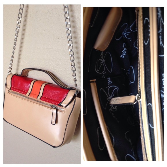 Red & Tan Chain Link Crossbody - Picture 4 of 4