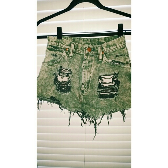 Wrangler High Waisted Denim Shorts