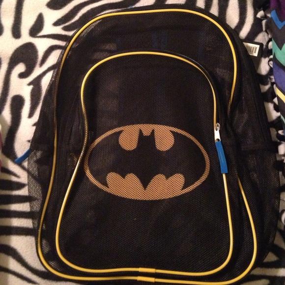 Batman see through bookbag