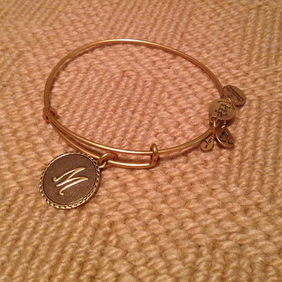 Alex & Ani M charm bracelet