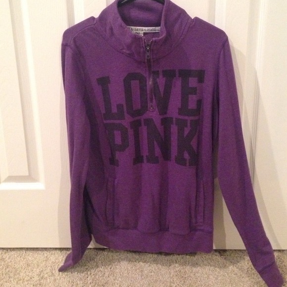 Victoria Secrets PINK half zipped sweatshirt